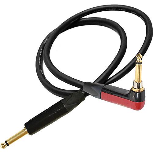 Canare GS-6 Guitar Cable with Neutrik Silent Right Angle Plug