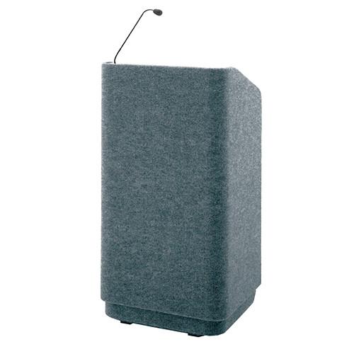 Da-Lite Concord 42" Special Needs Floor Lectern with Gooseneck Microphone and Electric Height Adjustment