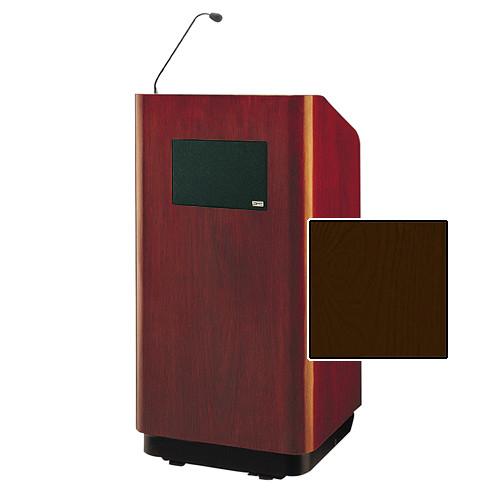Da-Lite Concord Special Needs Adjustable Floor Lectern with Microphone and Premium Sound System