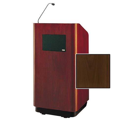 Da-Lite Concord Special Needs Adjustable Floor Lectern with Microphone and Premium Sound System