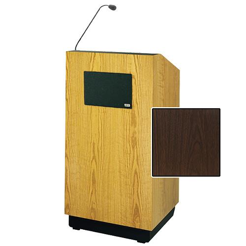 Da-Lite Lexington 42" Special Needs Floor Lectern with Gooseneck Microphone and Electric Height Adjustment