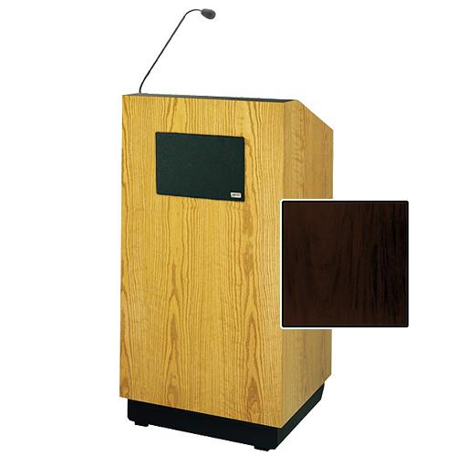 Da-Lite Lexington 42" Special Needs Floor Lectern with Gooseneck Microphone and Electric Height Adjustment