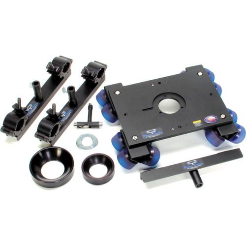 Dana Dolly Portable Dolly System with Universal Track Ends, 100 & 150mm Bowl Adapters