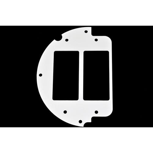 FSR 6" Optional Parts 60 40 Split Plate with 2 Decora Opening Sub-Plate