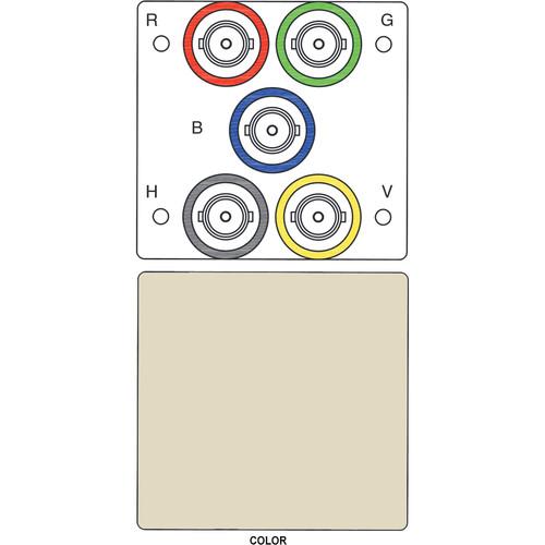 FSR IPS-V150T 5-BNC to 5-BNC Bulkhead Insert Module