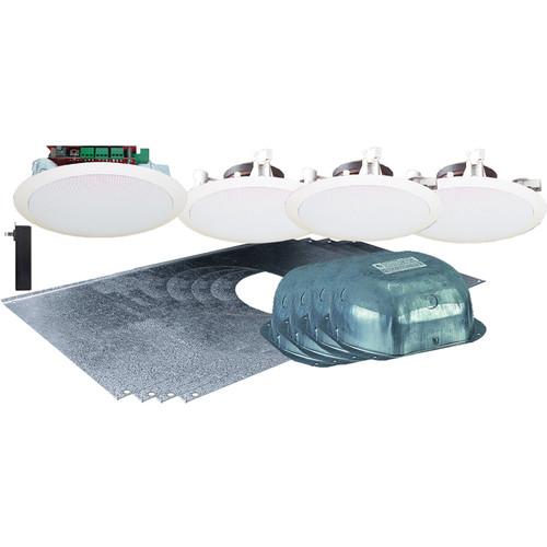 OWI Inc. AMP-R2SIC54 Two-Source 5.25" Amplified Drop Ceiling One-Speaker Package