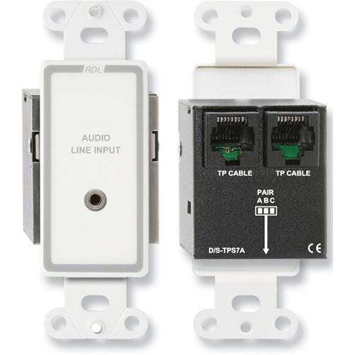 RDL D-TPS7A Format-A Passive Single-Pair Sender with Mini Jack