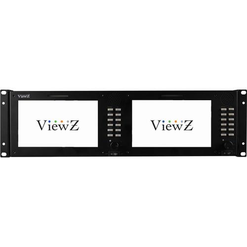 ViewZ VZ-070RM-3G 3RU Dual 7.0" 3G-SDI Rackmount Monitor