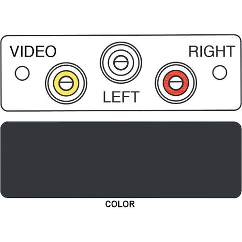 FSR IPS-AV230S 3-RCA to 3-Solder Cup Audio Video Insert