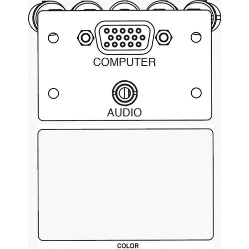 FSR IPS-AV921D A V HD-15 to 5-BNC & 3.5mm Stereo to Solder Cup Insert