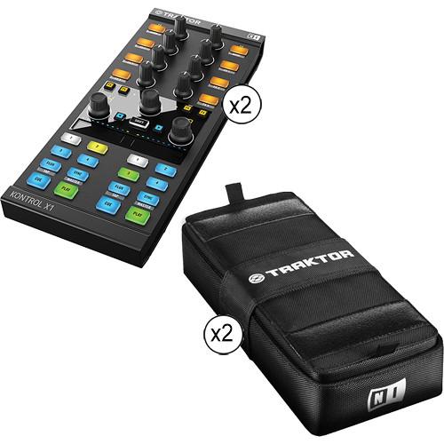 Native Instruments TRAKTOR KONTROL X1 Add-On Controller with Bag 2-Pack Kit