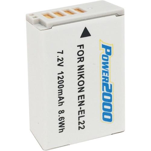 Power2000 EN-EL22 Rechargeable Lithium-Ion Battery Pack
