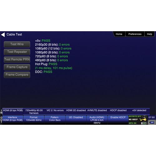 Quantumdata HDMI Cable Test Option for 780C Multi-Interface Tester