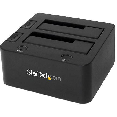 StarTech USB 3.0 to Dual 2.5 3.5" HDD SSD Docking Station with UASP