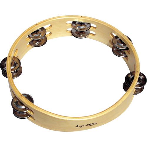 Tycoon Percussion Double Row Wooden Tambourine