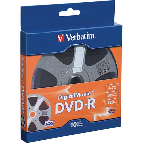 Verbatim Digital Movie DVD-R 4.7GB 120 Minutes Disc