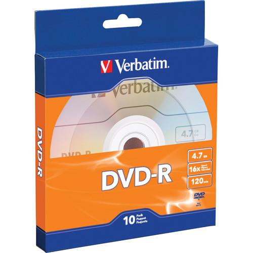 Verbatim DVD-R 4.7GB 120 Minutes 16X Disc