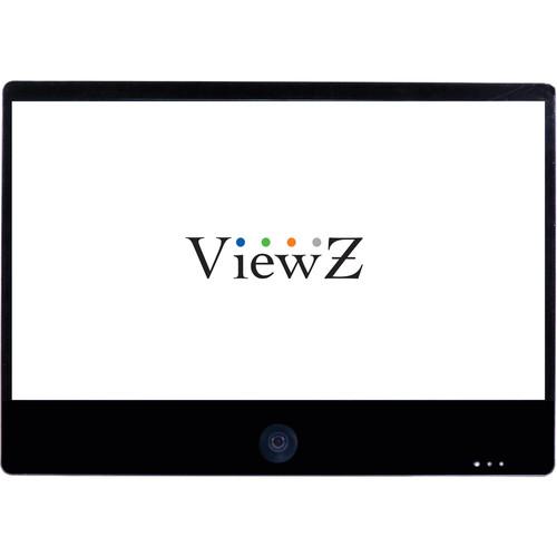 ViewZ VZ-PVM-Z2B3 23" Full HD Widescreen LED Backlit Monitor with Built-In 1.3MP Camera