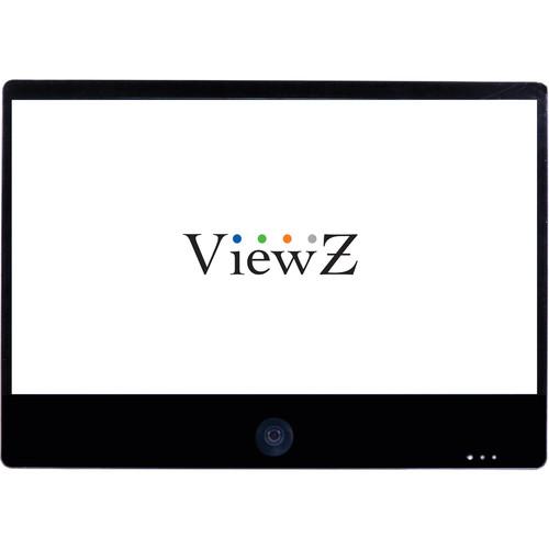 ViewZ VZ-PVM-Z3B3 27" Full HD Widescreen LED Backlit Monitor with Built-In 1.3MP Camera