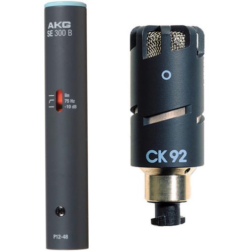 AKG Blue Line Series SE300B Power Module and CK92 Omnidirectional Microphone Kit
