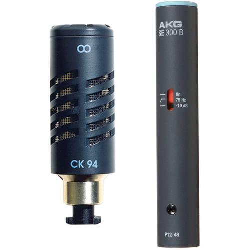 AKG Blue Line Series SE300B Power Module and CK94 Microphone Kit