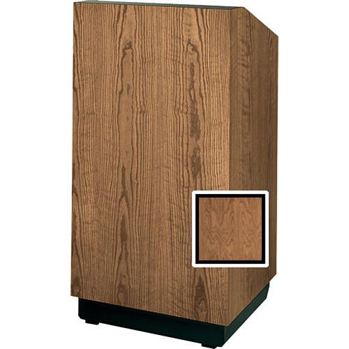 Da-Lite Lexington 42" Multi-Media Floor Lectern - Nautral Walnut Finish