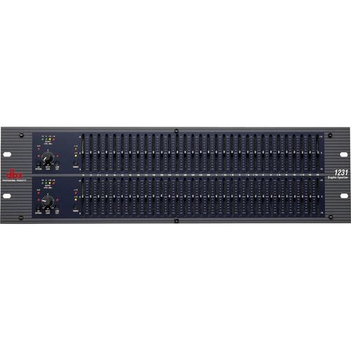 dbx 1231 - Dual Channel 31-Band Graphic Equalizer with 6 or 15 dB Switchable Boost Cut and RF Filtered I O