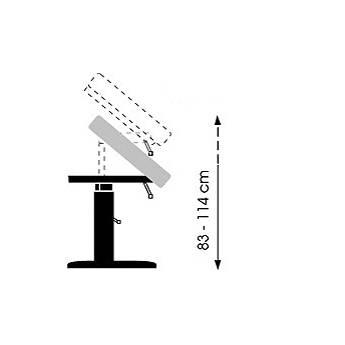 Just Normlicht Transparency Light Table - LTS NL SV 6 Vario with Slope
