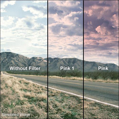 LEE Filters 100 x 150mm Hard-Edge Graduated Pink 1 Filter