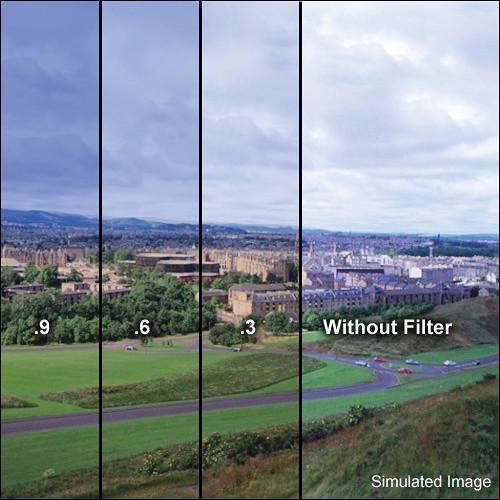 LEE Filters 4x6" Combination Graduated 81EF to Neutral Density 0.3 Resin Filter - Hard Edge