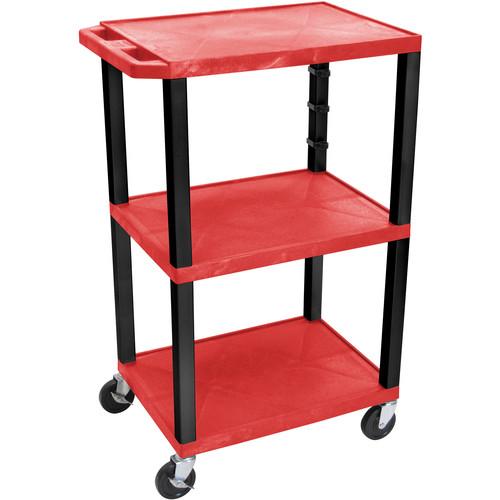 Luxor WT42ER Tuffy Open Shelf Cart