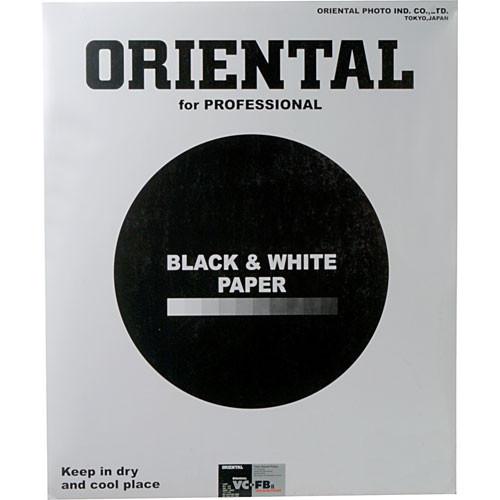Oriental Seagull Select VC-FB Warm Tone Black & White Variable Contrast Double Weight Smooth Glossy 16 x 20" 50 Sheets