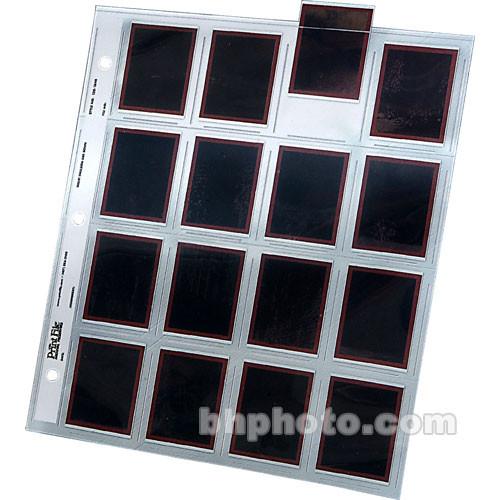 Print File Archival Storage Page for Negatives, 120 - Holds Sixteen Individual 6x4.5cm Sleeved Negatives - 100 Pack