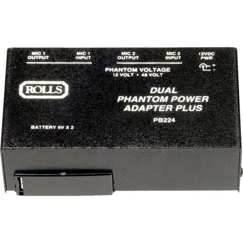 Rolls PB224 - 2-Channel Portable Battery