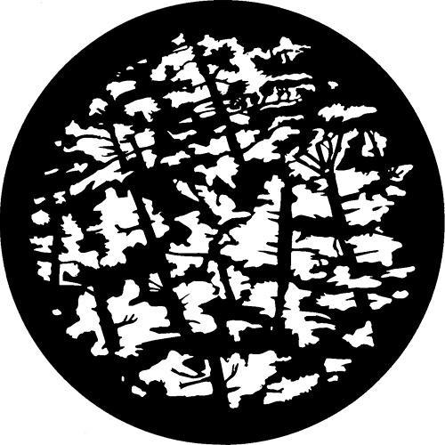 Rosco Standard Steel Gobo #7107 - Pine Branches - Size A 100mm