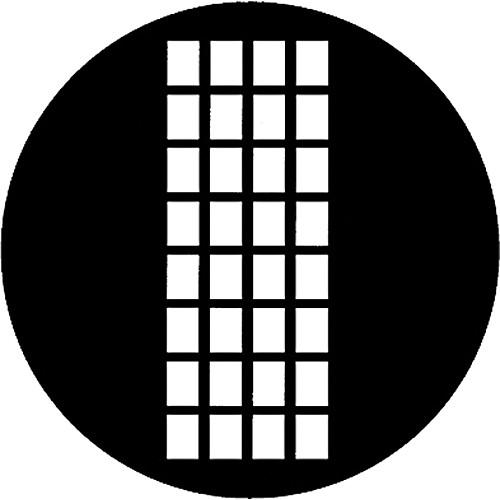 Rosco Standard Steel Gobo #7142 - Georgian - Size E 37.5mm