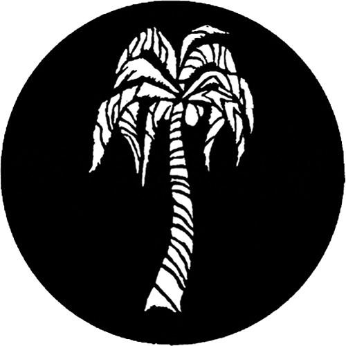 Rosco Standard Steel Gobo #7222 - Tropical Palm - Size M 66mm