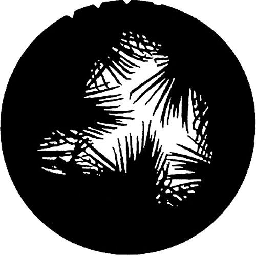 Rosco Standard Steel Gobo #7282 - Dense Palm - Size M 66mm