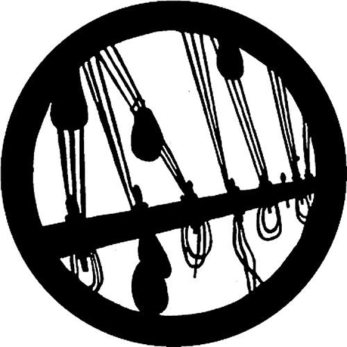 Rosco Standard Steel Gobo #7729 - Backstage - Size M 66mm