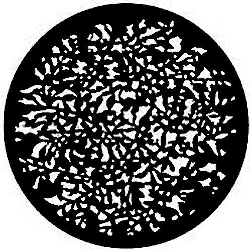 Rosco Standard Steel Gobo #7732 - Realistic Leaves - Size A 100mm