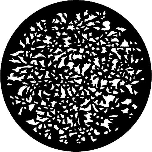 Rosco Standard Steel Gobo #7732 - Realistic Leaves - Size B 86mm