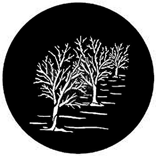 Rosco Standard Steel Gobo #7744 - Three Trees - Size A 100mm
