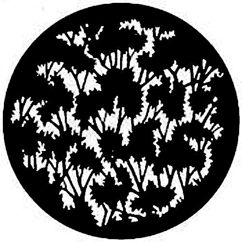 Rosco Standard Steel Gobo #7779 - Foliage - Size A 100mm