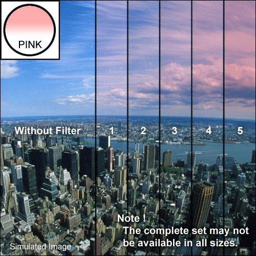 Tiffen 4 x 4" 1 Pink Soft-Edge Graduated Filter