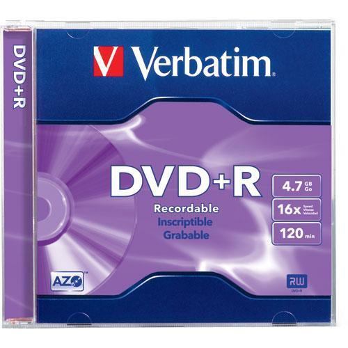 Verbatim DVD R 4.7GB 16x Write Once Recordable Disc