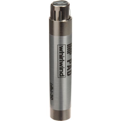 Whirlwind IMPAD30 - In-Line XLR Barrel 30 dB Attenuator