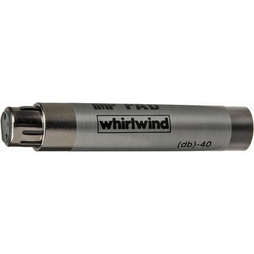 Whirlwind IMPAD40 - In-Line XLR Barrel Transformer with 40 dB Pad