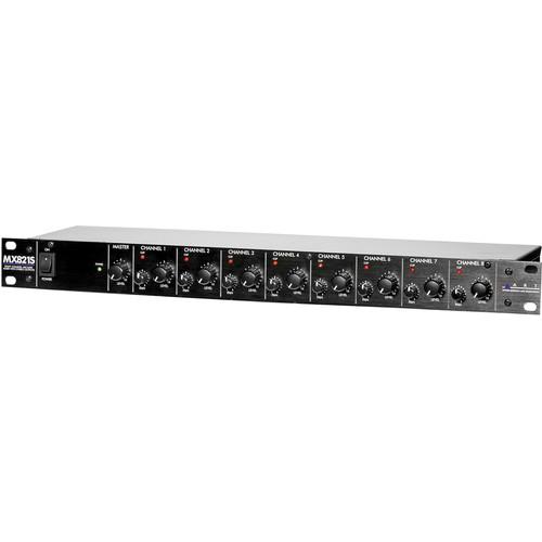 ART MX821S - Eight-Channel Mic Line Mixer with Stereo Outputs