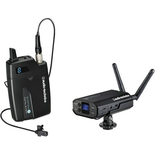 Audio-Technica ATW-1701 L System 10 Camera-Mount Digital Wireless System with Omni Lavalier Mic