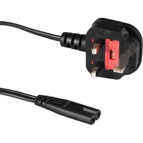 Avenview Replacement IEC-C7 Connector to UK-Plug Power Cord
